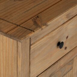 Seconique Panama 2 Door 2 Drawer Sideboard in Light Oak - thumbnail 7