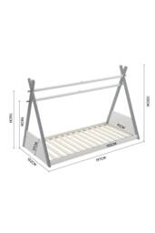 H&O Direct Montessori Kid beds Floor Bed in Grey - thumbnail 2