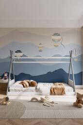 H&O Direct Montessori Kid beds Floor Bed in Grey - thumbnail 3