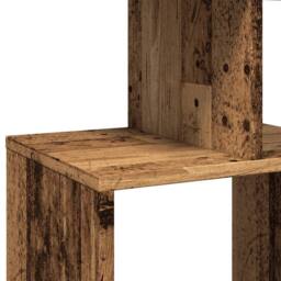 Berkfield Home Classic Book Cabinet Old Wood 92x29x188 cm Engineered Wood in Brown - Size: 92 x 29 x 188 cm - thumbnail 9