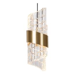 Lucide 'KLIGANDE' Dimmable Adjustable Height Indoor Stylish LED Pendant Light in Yellow - thumbnail 4