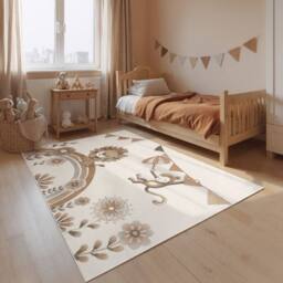THE RUGS Villeroy & Boch Summer Party Boho Kids Rug & Runner Soft Kids Rug in Cream - Size: 160 cm x 230 cm - thumbnail 8