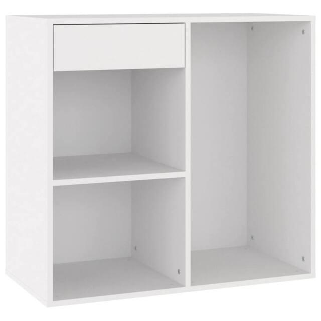 Berkfield Home Cosmetic Cabinet White 80x40x75 cm Engineered Wood - Size: 80 x 40 x 75 cm - image 1