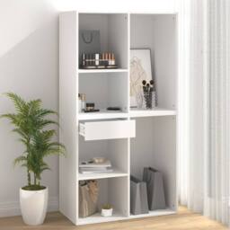 Berkfield Home Cosmetic Cabinet White 80x40x75 cm Engineered Wood - Size: 80 x 40 x 75 cm - thumbnail 4