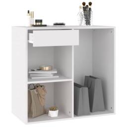 Berkfield Home Cosmetic Cabinet White 80x40x75 cm Engineered Wood - Size: 80 x 40 x 75 cm - thumbnail 3