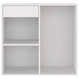 Berkfield Home Cosmetic Cabinet White 80x40x75 cm Engineered Wood - Size: 80 x 40 x 75 cm - thumbnail 5