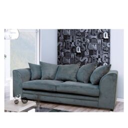 Snugg Furniture UK Limited Kaspo 3 Seater Fabric Sofa in Grey - thumbnail 1