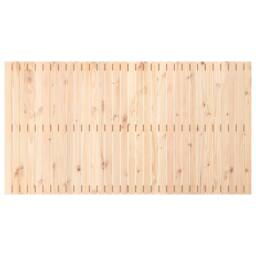 Berkfield Home Wall Headboard 204x3x110 cm Solid Wood Pine in Light Tan - Size: 204 x 3 x 110 cm - thumbnail 4