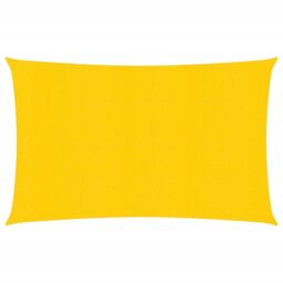 Berkfield Home Sunshade Sail 160 g/m ² Yellow 2x4 m HDPE