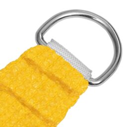 Berkfield Home Sunshade Sail 160 g/m ² Yellow 2x4 m HDPE - thumbnail 3