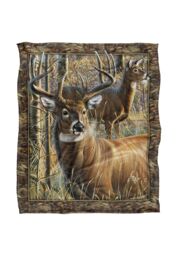 JQ Licensing Cf-Jp Deer Hunting Challenge Silky Touch Super Soft Throw Blanket 152 X 127 cm in White - thumbnail 1