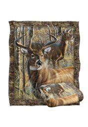 JQ Licensing Cf-Jp Deer Hunting Challenge Silky Touch Super Soft Throw Blanket 152 X 127 cm in White - thumbnail 2
