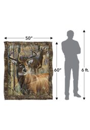 JQ Licensing Cf-Jp Deer Hunting Challenge Silky Touch Super Soft Throw Blanket 152 X 127 cm in White - thumbnail 5