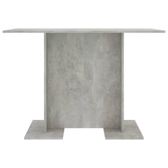 Berkfield Home Beautiful Dining Table Concrete Grey 110x60x75 cm Engineered Wood - Size: 110 x 60 x 75 cm - image 1