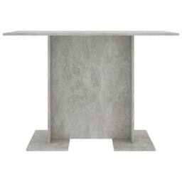 Berkfield Home Beautiful Dining Table Concrete Grey 110x60x75 cm Engineered Wood - Size: 110 x 60 x 75 cm - thumbnail 1