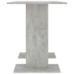 Berkfield Home Beautiful Dining Table Concrete Grey 110x60x75 cm Engineered Wood - Size: 110 x 60 x 75 cm - thumbnail 4
