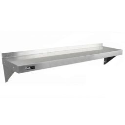 Monstershop 2 x KuKoo Stainless Steel Shelves 1400mm x 300mm in Silver - thumbnail 3