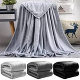 Havendro Silver XXL ( 200*230cm) Luxury Mink Blanket - Faux Fur Fleece, Soft Throw - thumbnail 2