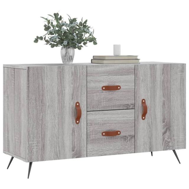 Berkfield Home Sideboard Grey Sonoma 100x36x60 cm Engineered Wood - Size: 100 x 36 x 60 cm - image 1