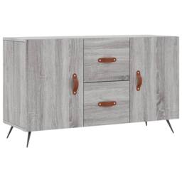 Berkfield Home Sideboard Grey Sonoma 100x36x60 cm Engineered Wood - Size: 100 x 36 x 60 cm - thumbnail 3