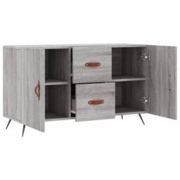 Berkfield Home Sideboard Grey Sonoma 100x36x60 cm Engineered Wood - Size: 100 x 36 x 60 cm - thumbnail 5