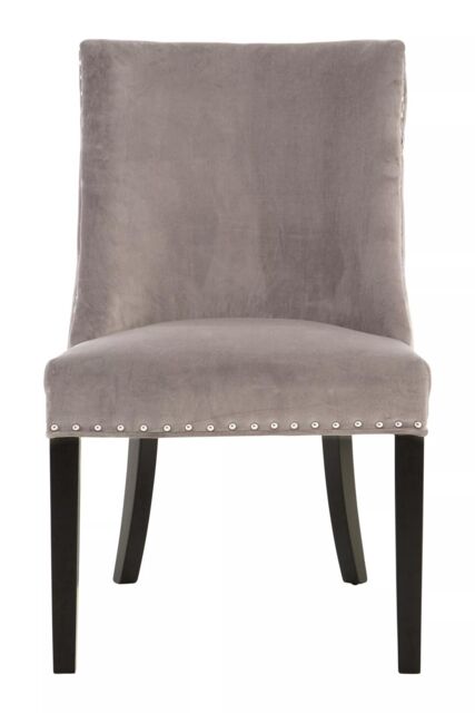 Orsina Elegant Natural Linen With Curly Back Dining Chair, Sturdy Dining Chair, Stylish Chair For Dining room in Beige - image 1