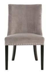 Orsina Elegant Natural Linen With Curly Back Dining Chair, Sturdy Dining Chair, Stylish Chair For Dining room in Beige - thumbnail 7