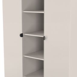 Ready Assembled 2 U Norway Tall 3 Door Robe with shelves (Ready Assembled) in Taupe - Size: Large - thumbnail 4