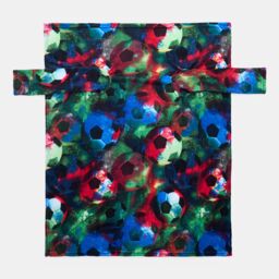 OHS Kids Fleece Blanket Sleeves Arms Wearable Soft Cosy Plush Warm Throw in Black - thumbnail 3