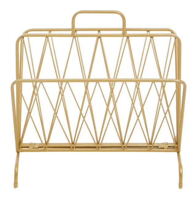 Orsina Avento Two Pocket Magazine Rack in Gold - image 1