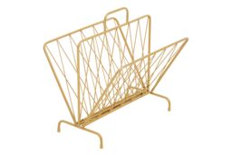 Orsina Avento Two Pocket Magazine Rack in Gold - thumbnail 3