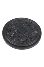 Living and Home 10KG Concrete Cantilever Parasol Base - 38/48mm Round Heavy Duty Weight Stand, Cast Iron Effect for Garden Umberlla in Black - thumbnail 5