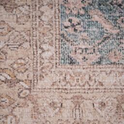 Kukoon Blue Beige Traditional Pattern Distressed Living Area Rug - Size: 120 cm x 170 cm - thumbnail 5