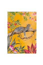 Wylder Tropics Leopard Floral Woven UV & Weatherproof Outdoor/Indoor Rug in Yellow - Size: 120 cm x 170 cm - thumbnail 3