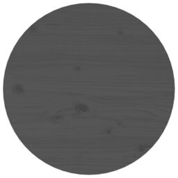 Berkfield Home Coffee Table Grey Ã˜ 45x40 cm Solid Wood Pine - thumbnail 6