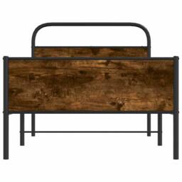 Berkfield Home Bed Frame without Mattress 90x190 cm Sonoma Oak Engineered Wood in Brown - thumbnail 5