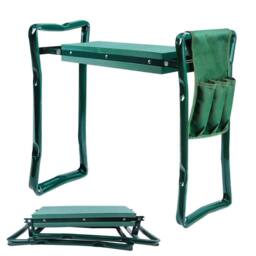 EONLION Garden Kneeler & Seat Kneeling Stool in Green - Size: 100 cm