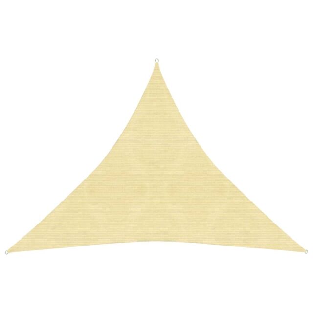 Berkfield Home Sunshade Sail 160 g/m ² Beige 3x3x3 m HDPE - image 1