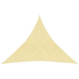Berkfield Home Sunshade Sail 160 g/m ² Beige 3x3x3 m HDPE - thumbnail 1