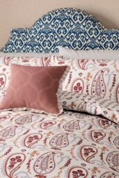 Sanderson 'Jamilia' Cotton Duvet Cover Set in Pink - Size: Super King - thumbnail 2