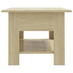 Berkfield Home Coffee Table Sonoma Oak 102x55x42 cm Engineered Wood in Brown - Size: 102 x 55 x 42 cm - thumbnail 4