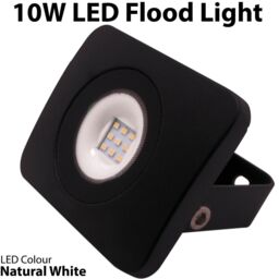 Loops PREMIUM Slim Outdoor 10W LED Floodlight Bright Security IP65 Waterproof Light - thumbnail 4