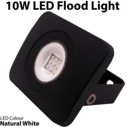 Loops PREMIUM Slim Outdoor 10W LED Floodlight Bright Security IP65 Waterproof Light - thumbnail 2