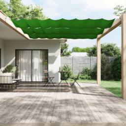 Berkfield Home Vertical Awning Light Green 140x360 cm Oxford Fabric - thumbnail 2
