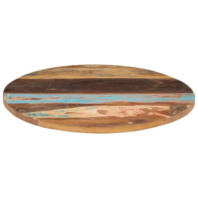 Berkfield Home Round Table Top 80 cm 25-27 mm Solid Reclaimed Wood - image 1
