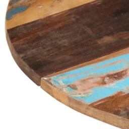 Berkfield Home Round Table Top 80 cm 25-27 mm Solid Reclaimed Wood - thumbnail 5
