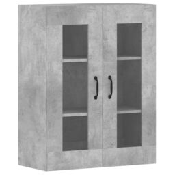 Berkfield Home Wall Mounted Cabinets 2 pcs Concrete Grey Engineered Wood - thumbnail 6