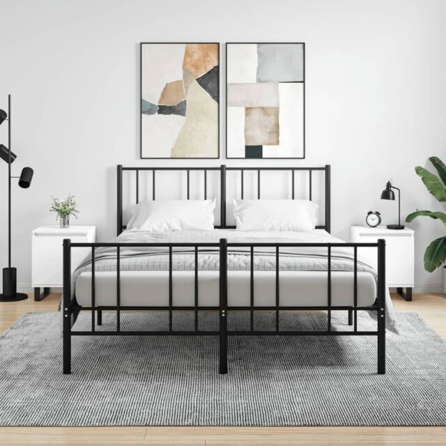 Berkfield Home Bedside Cabinets 2 pcs White 40x30x50 cm Engineered Wood - Size: 40 x 30 x 50 cm - image 1