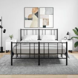 Berkfield Home Bedside Cabinets 2 pcs White 40x30x50 cm Engineered Wood - Size: 40 x 30 x 50 cm - thumbnail 1