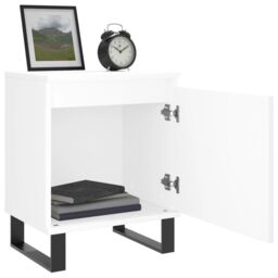 Berkfield Home Bedside Cabinets 2 pcs White 40x30x50 cm Engineered Wood - Size: 40 x 30 x 50 cm - thumbnail 4